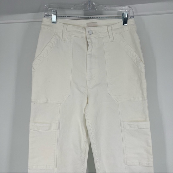 Mother Private Double Pocket Ship White Denim Jean in Fairest of them All 27 NWT - Picture 4 of 12